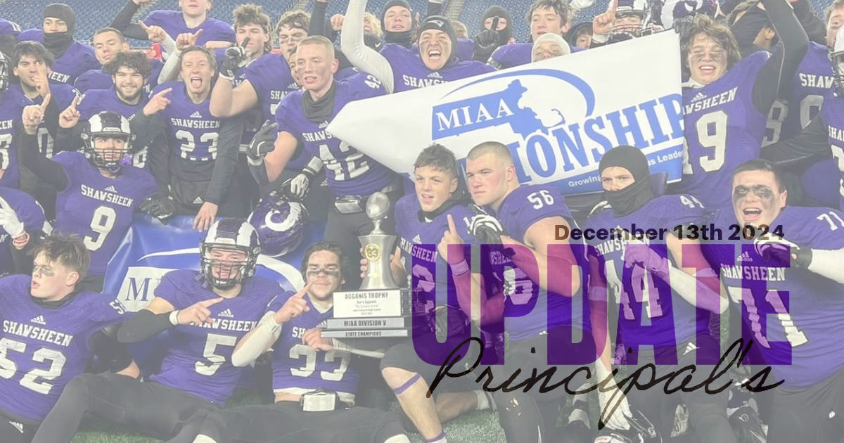  Principal's Update - Friday, December 13th 2024
